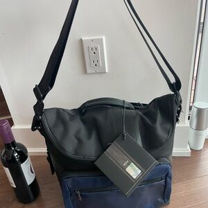 BNWT tumi messenger bag/ backpack with fanny pack